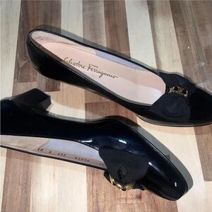 Salvatore Ferragamo black pumps